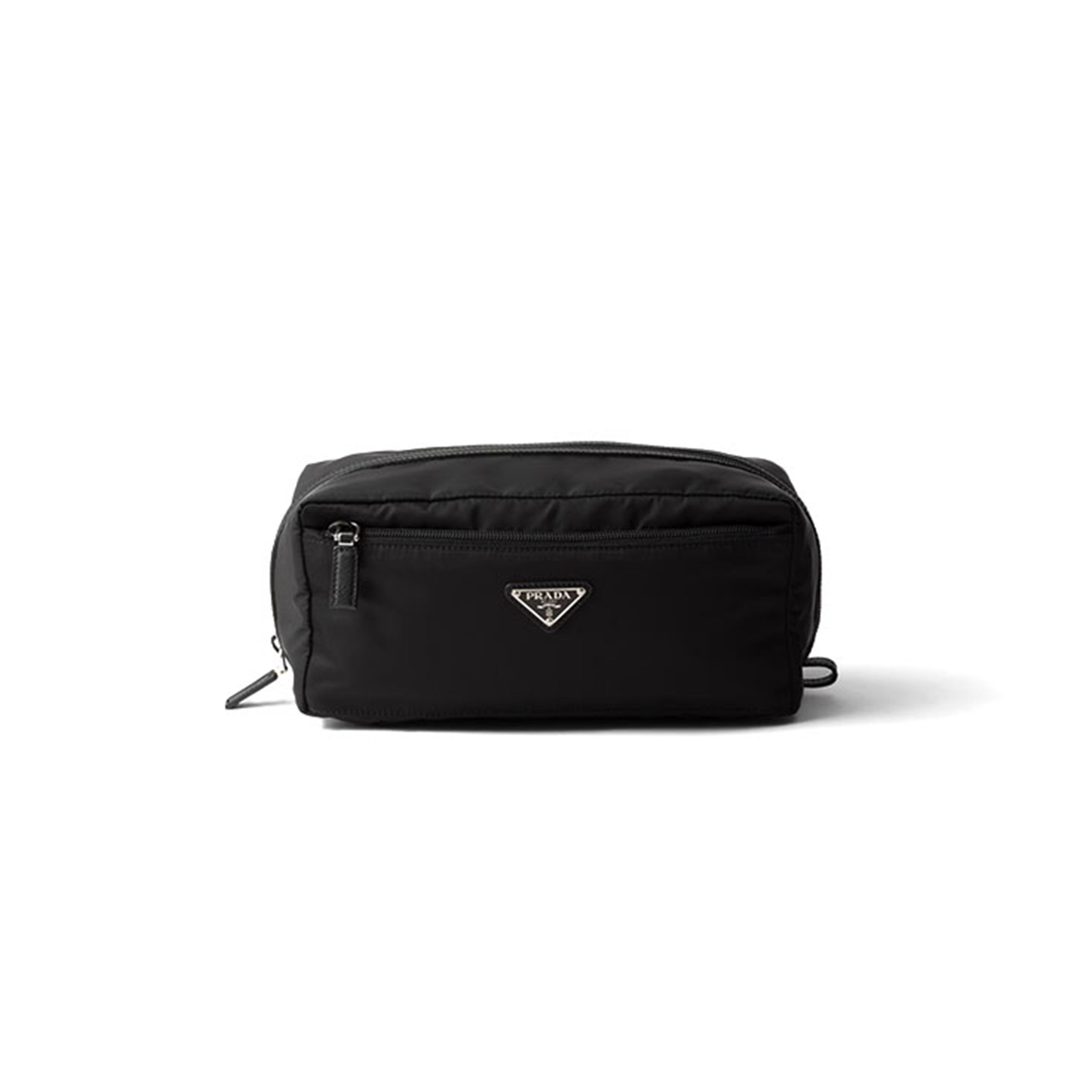 PRADA RE-NYLON AND SAFFIANO LEATHER TRAVEL POUCH 2NA029 (26*14*12cm)